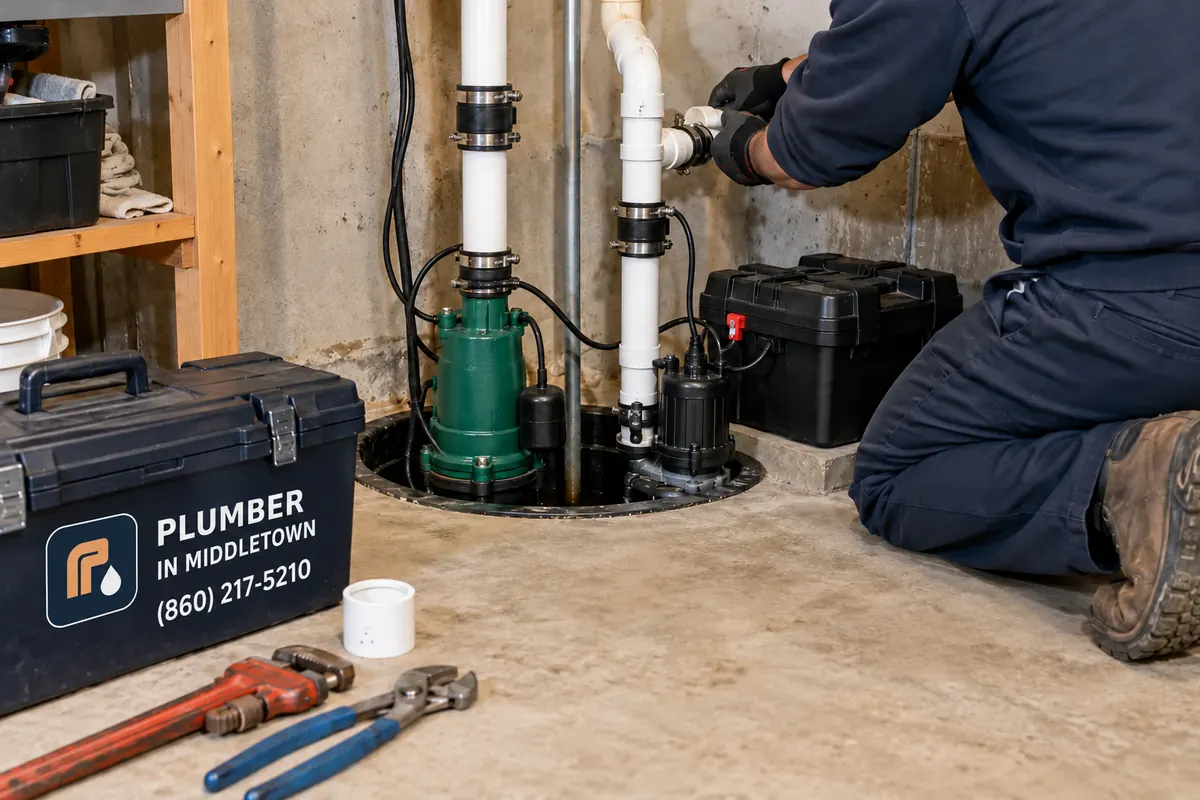 Second pump and battery box installed beside the main pump